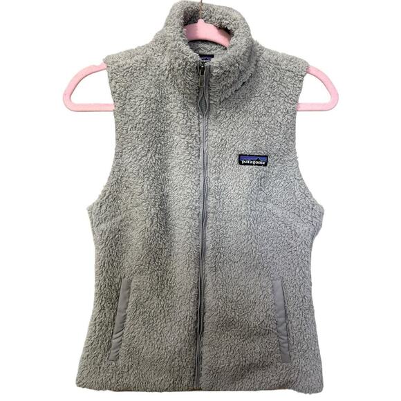 Patagonia Women's Los Gatos Fleece Vest In Gray Size XS - Picture 1 of 8